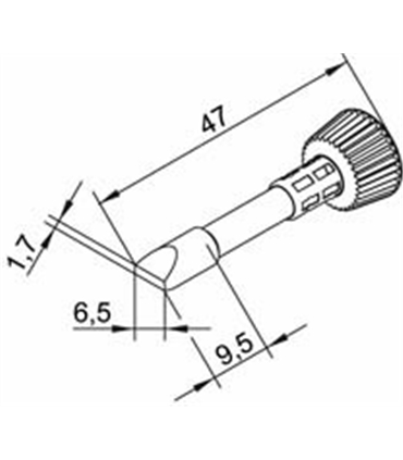 Ponta 6.5mm para ERSA I-Tool - 0102CDLF65/SB