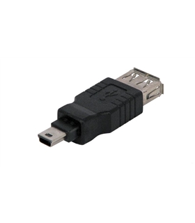 Mini alterador género USB–A F/USB mini B 05P M - Unitario - SB4050