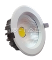 LED Downlight 10W COB Reflector Epistar Branco Frio