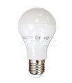 Lâmpadas LED E27 7W Termoplástico Epistar Branco Frio A60