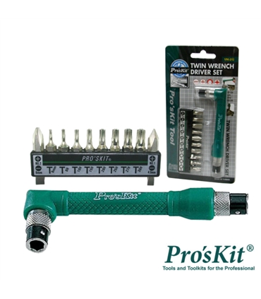 1PK212 - Chave Dupla c/ 10Bits Proskit - 1PK212