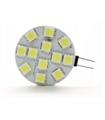 Bolacha LED 12SMD5050, 2.5W, G4, 12VACDC, 3000K, 140Lm