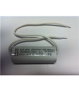 Condensador de Arranque 5uF 450Vac Horizontal - 355450H
