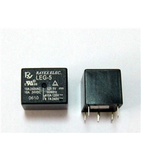 LEG-5 - Relé electromagnético 5VDC 7A-240VAc SPDT - LEG-5