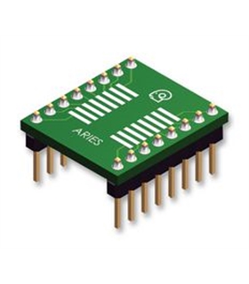 LCQT-SOIC16W - IC ADAPTER, 16-SOIC TO DIP, 2.54 - LCQT-SOIC16W