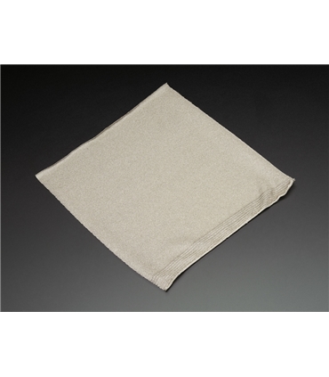 ADA1167 - Knit Conductive Fabric - Silver 20cm square - ADA1167