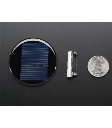 ADA700 -  Round Solar Panel Skill Badge 5V 40mA - ADA700