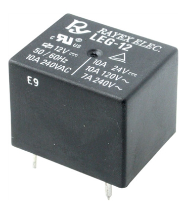 Relé electromagnético 12VDC 15A SPDT - LEG-12F