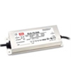 Fonte Estanque IP67 INP.90-280VAC Output. 12VDC 5A 60W - ELG-75-12