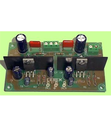 ES-2 - Amplificador Stereo 5W 6/16Vdc - ES-2