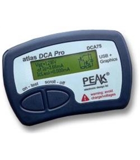 Analisador de Componentes Electrónicos USB Avançado DCA75 - DCA75