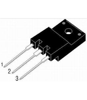 2SD2578 - Transistor N, 1500/800V, 8A, 60W, TO3P - 2SD2578
