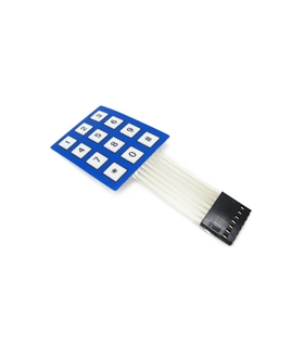 MX120726001 - Small Sealed Membr.4X3 Button Pad with Sticker - MX120726001