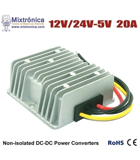 Conversor 12/24Vdc para 5Vdc - 100W - DCDC2