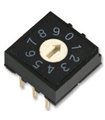 MCRH3AF-10R - Micro switch 10 posicoes, 24V, 25mA