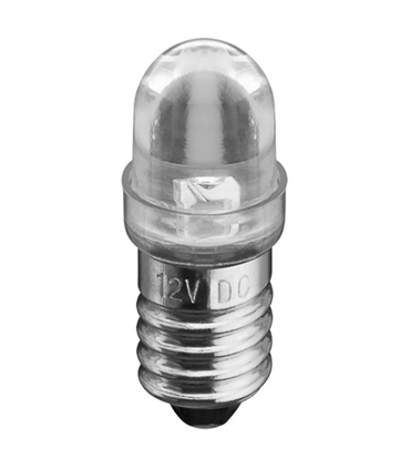 Lâmpada LED 12V branco frio 8800K E10 - L12E10