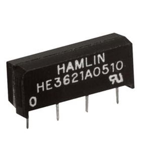 HE3621A0510 - Reed Relay, SPST-NO, 5 VDC, 500 ohm, 500 mA - HE3621A0510