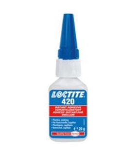 LOCTITE420 - Adhesive, Cyanoacrylate, 20g - LOCTITE42020