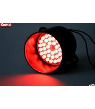 Módulo luz de sinalização 39 LEDs vermelhos - Kemo M136 - MX096-5135