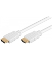 Cabo HDMI A - HDMI A Ethernet 3m Branco