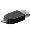 Adaptador 2.0 USB A Fêmea - Micro USB A Macho