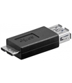 Adaptador 3.0 USB A Fêmea - Micro USB B Macho