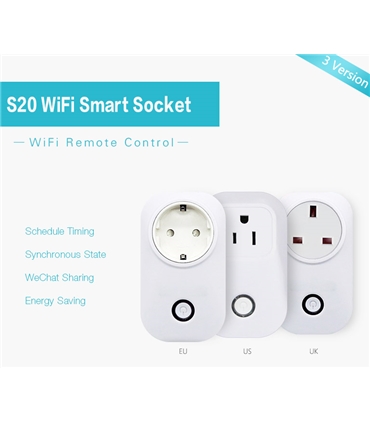 IM161115001 - S20 Smart Socket - WiFi Smart Socket - MX161115001