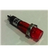 Indicador com lâmpada de neon vermelho 230VAC Ø10mm - MIX017-0247