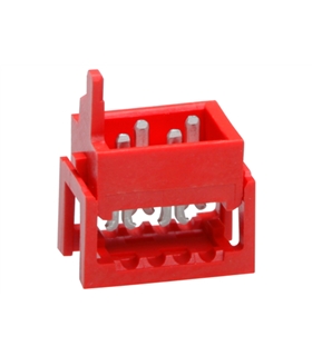 Wire-To-Board Connector, 1.27 mm, 4 Contacts, Plug, 2 Rows - 72150834