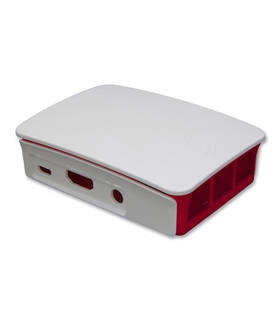 Caixa Para Raspberry PI B3 Vermelha e Branca - Oficial - RASPBOXB3RW