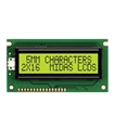 MC21605A6WD-SPTLY-V2 - Alphanumeric LCD Display, 16 x 2
