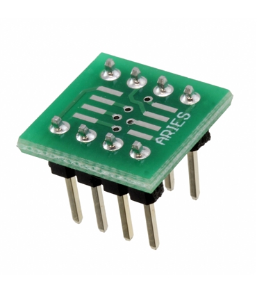 LCQT-SOIC8-8 - IC ADAPTER, 8-SOIC TO DIP, 2.54MM - LCQT-SOIC8-8