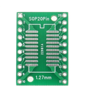 Adaptador SSOP20/SOP20 - DIP20 - SSOP20DIP20