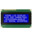 MC42005A6W-BNMLWI-V2 - Alpha-Numeric LCD, 20x4, White/ Blue
