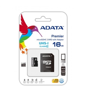 Cartão micro SDHC CARD 16Gb ADATA CLASS10 - SD16GBA
