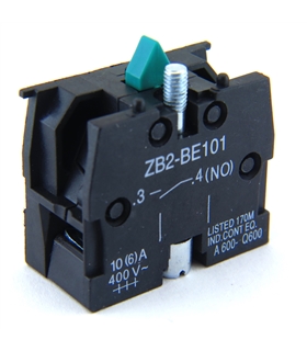 ZB2BE101 - Bloco Contacto, 1NO, 6 A, 400 V, 1 Pole - ZB2BE101