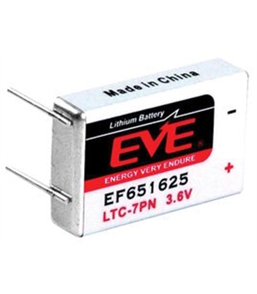 EF651625 - Battery, Lithium, 3.6V, Prismatic, 750mAh - EF651625