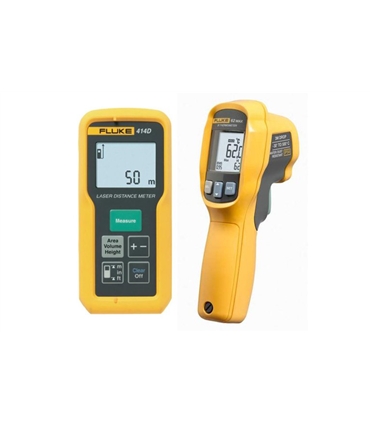 Fluke 414D/62MAX - Laser Distance Meter/Infrared Thermometer - 4296052