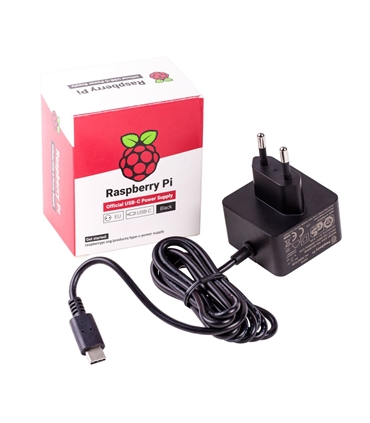 Fonte Oficial Raspberry 3.0A 15.3W USB-C para Pi4 - MX0353401