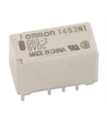 G6S-2 12VDC - Signal Relay, 12 VDC, DPDT, 2 A - G6S-212VDC