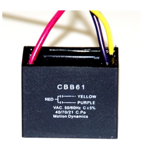 CBB61 - Condensador Arranque 3+4uf 250V AC - CQC09002031567