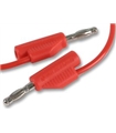 JR9235-1M Red -  Test Lead, 4mm Stackable Banana Plug