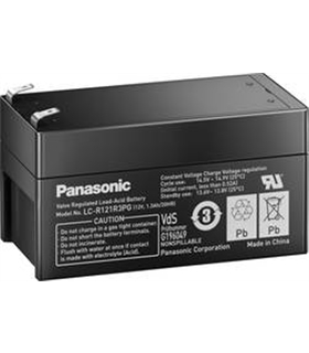 LC-R121R3PG - Bateria 12V 1.3Ah 50x97x47.5mm Panasonic - LC-R121R3PG