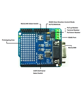 Shield para Arduino RS232/485 - RS232-485