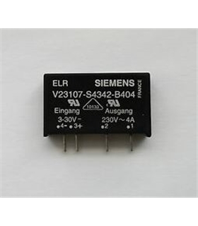 V23107-S4342-B404 - Rele Estado Solido Siemens 3-30V - V23107S4342B404