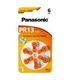 PR48/PR13 - Pilha Aparelho Auditivo Zinc Air Panasonic - 169PR48P
