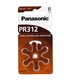 PR41/PR312 - Pilha Aparelho Auditivo Zinc Air Blister 6 - 169PR41