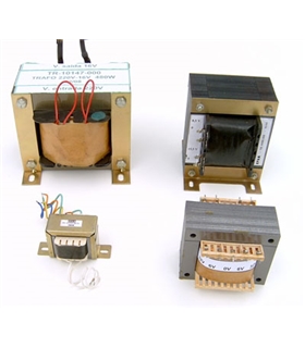 Transformador Prim: 0-230V, Sec: 0-24V, 0-24V 50VA - T224D50VA