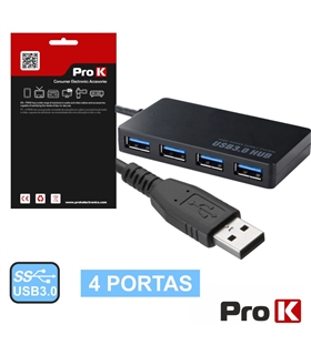 Hub USB 3.0 c/ 4 Portas ProK - HUBUSB05
