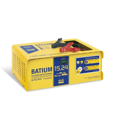 GysBatium 15/24 - Carregador Automatico Baterias 6/12/24V - GYS024526
